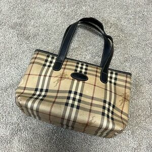 Authentic VINTAGE Burberry Mini Tote